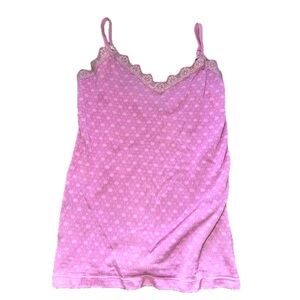 Y2K lace bow tank top